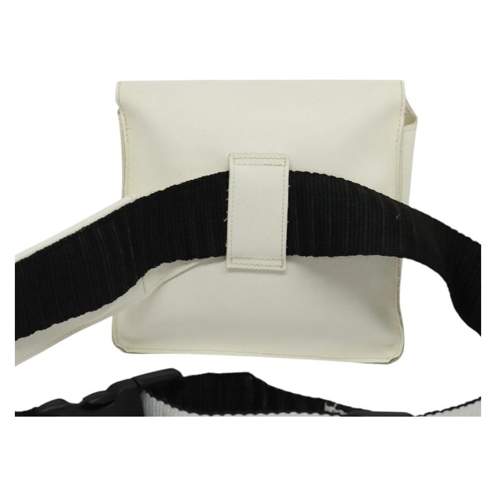 CHANEL Waist Bag Nylon White CC Auth bs25229 - Picture 2 of 16